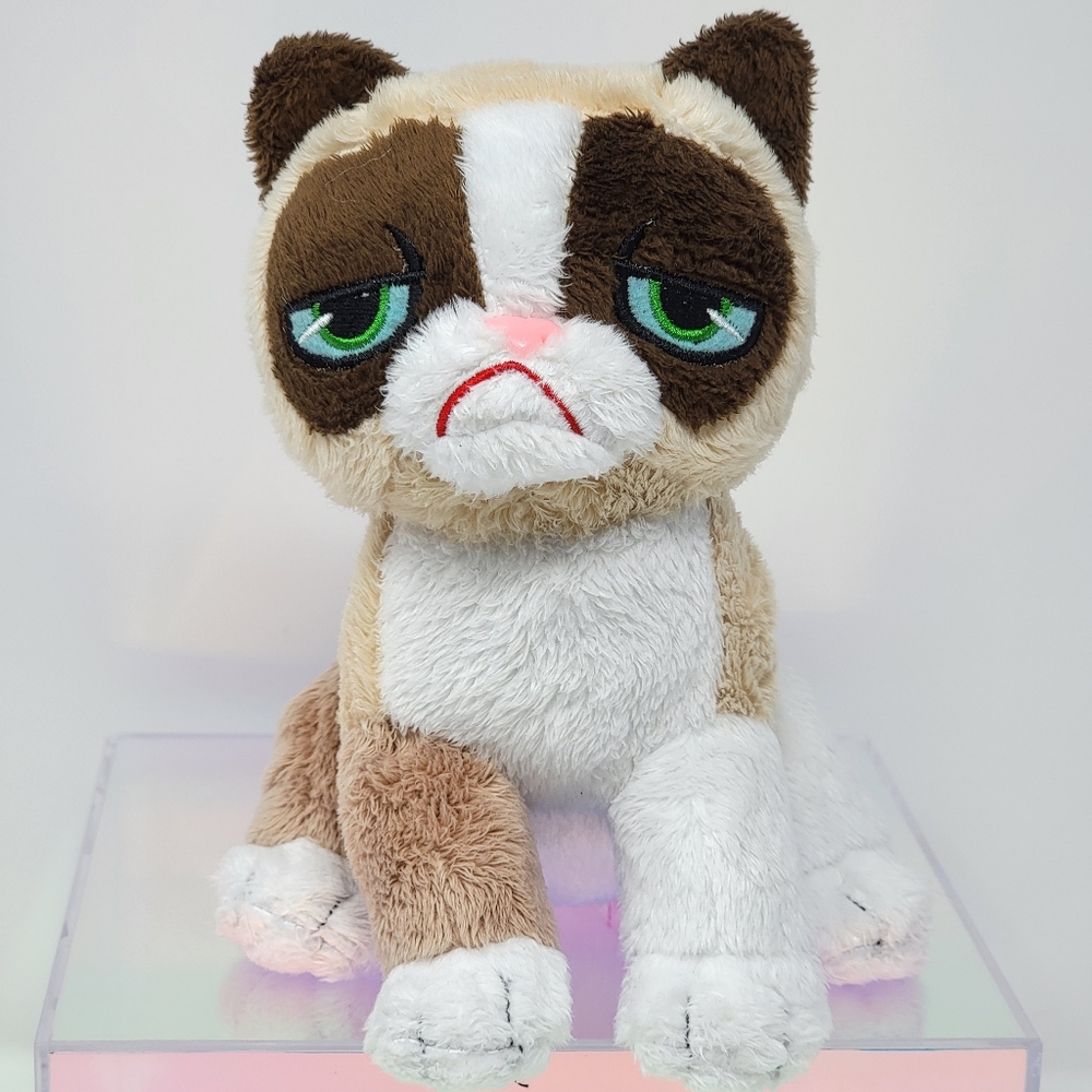 EUC Official GRUMPY CAT 7" Plush *No Ear Tag, Just Butt Tag*